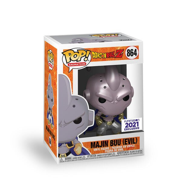 Funko POP! Dragon Ball Z 864 Majin Buu (Evil) Metallic Funimation Exclusive