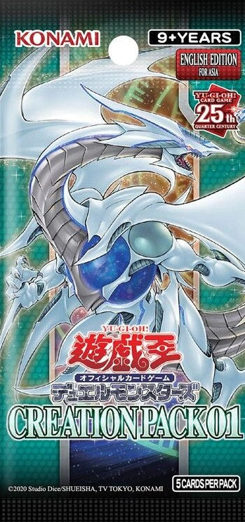 KONAMI Yu-Gi-Oh! Card Game - Creation Pack 01 Booster Pack