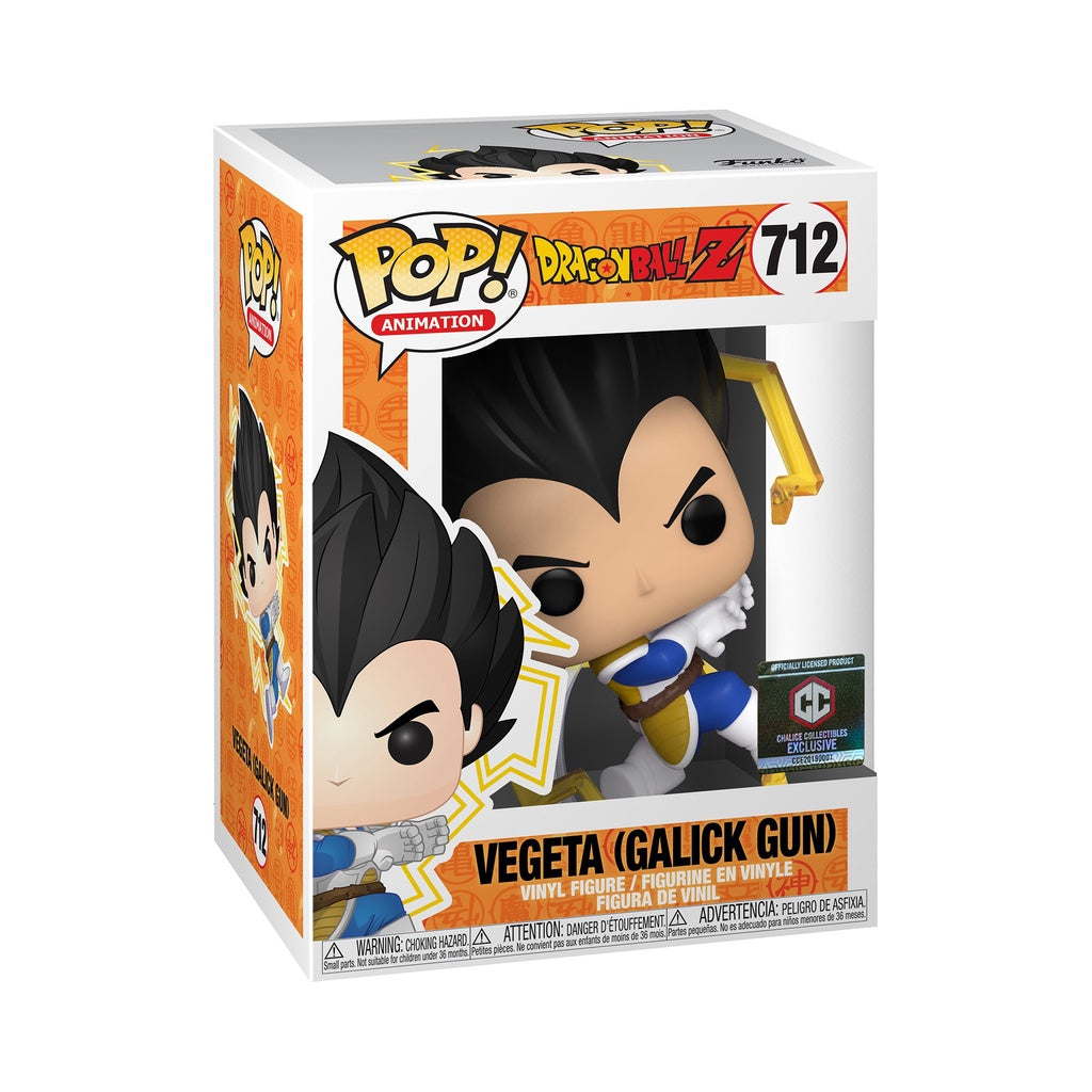 Funko POP Dragon Ball Z 712 Vegeta (Galick Gun) Chalice Exclusive