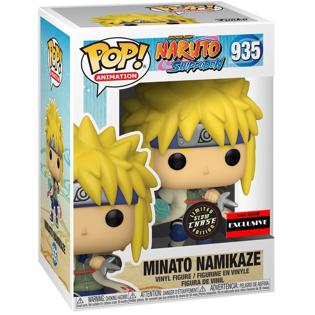 Funko POP Naruto 935 Minato Namikaze AAA Anime Exclusive Chase