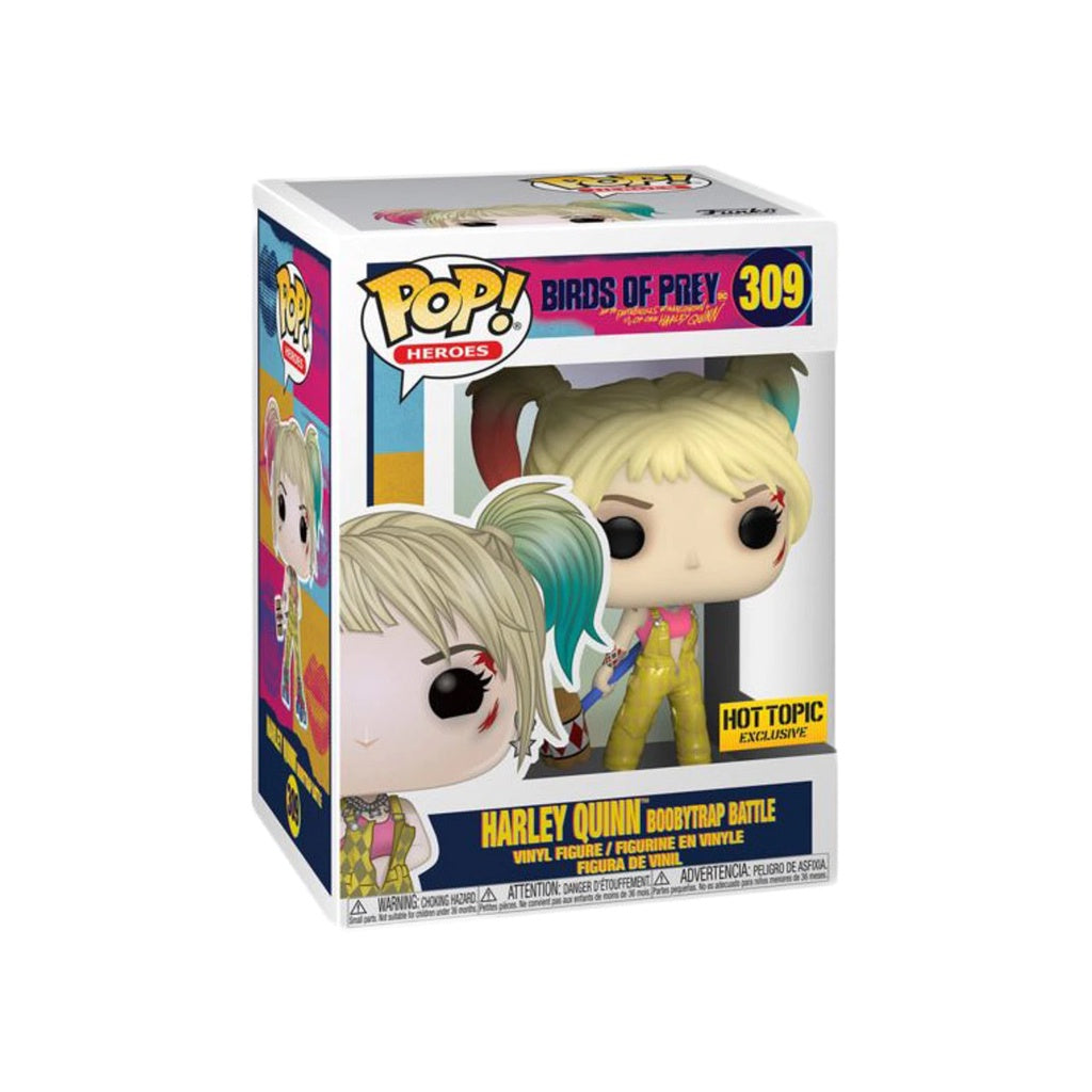 Funko POP DC 309 Harley Quinn (Boobytrap Battle) Hot Topic Exclusive