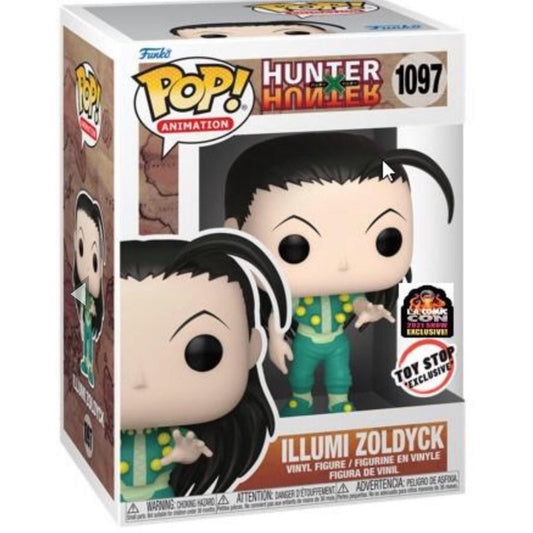 Funko POP Hunter x Hunter 1097 Illumi Zoldyck 2021 LACC Toy Stop Exclusive