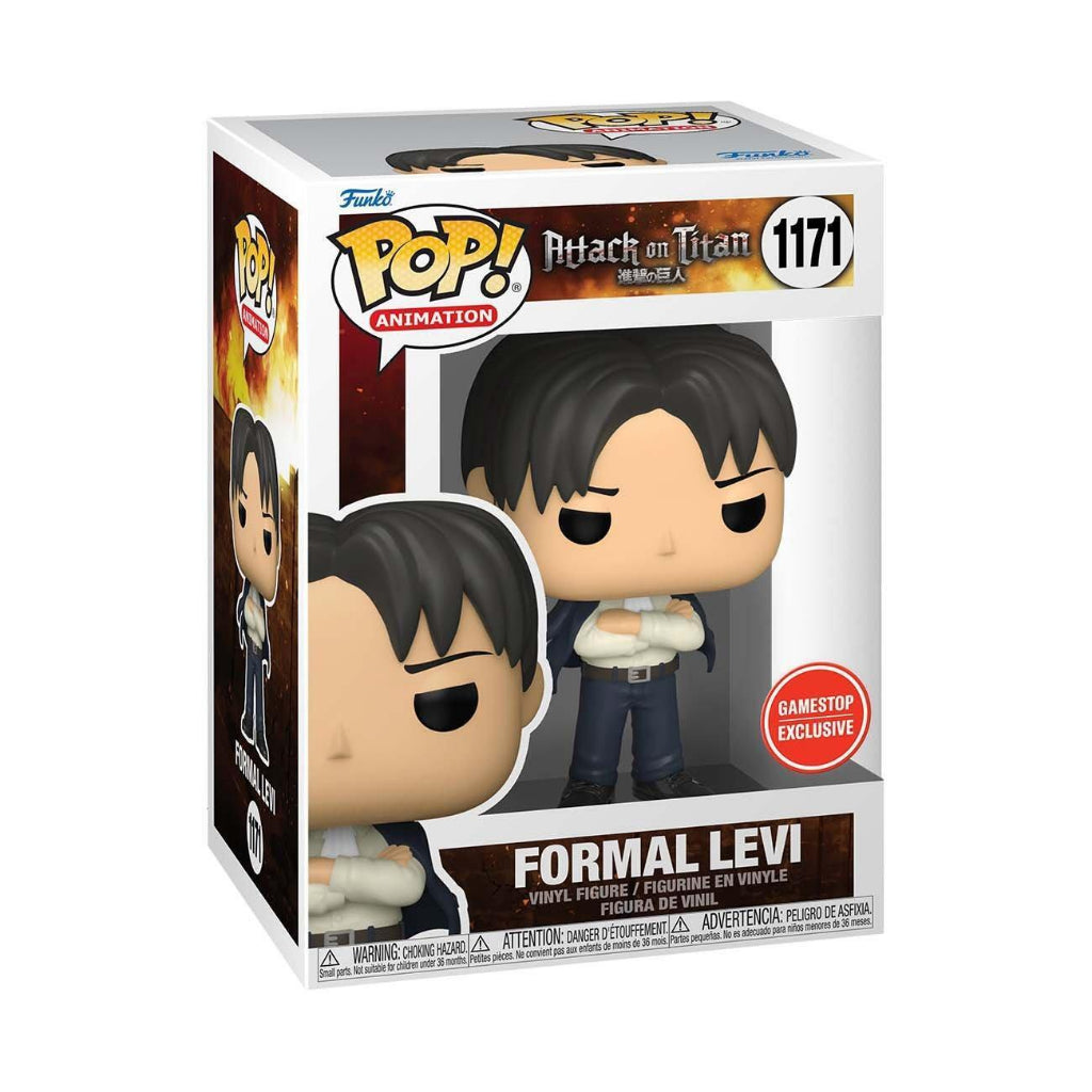 Funko POP Attack on Titan 1171 Formal Levi Gamestop Exclusive