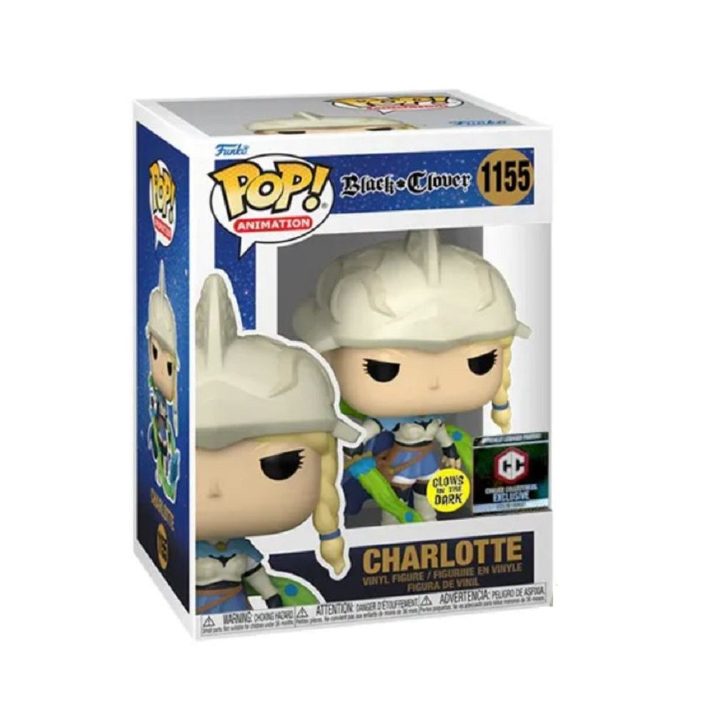 Funko POP Black Clover 1155 Charlotte (GITD) Chalice Exclusive