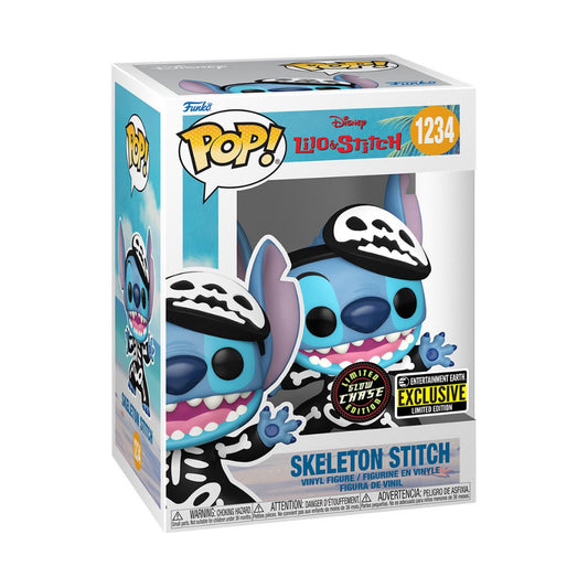 Funko POP Lilo & Stitch 1234 Skeleton Stitch Entertainment Earth Exclusive Chase
