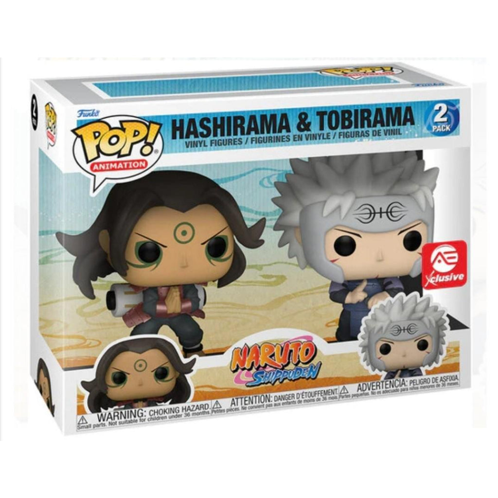Funko POP Naruto Shippuden Hashirama & Tobirama 2 Pack AE Exclusive