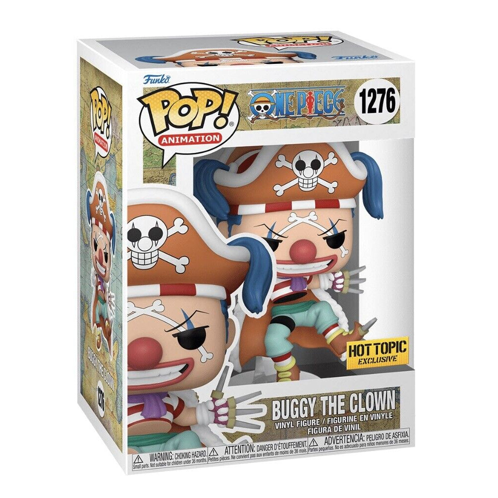 Funko POP One Piece 1276 Buggy The Clown Hot Topic Exclusive
