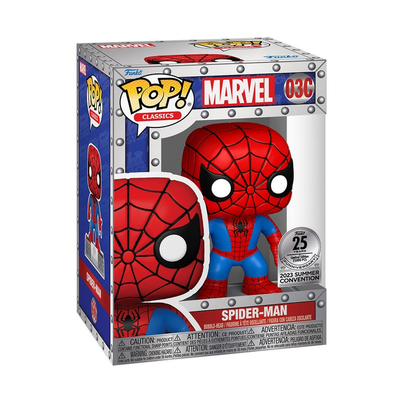 Funko POP Marvel Spider-Man Collection Funko 25th Anniversary 2023 Summer Convention Exclusive LE25000