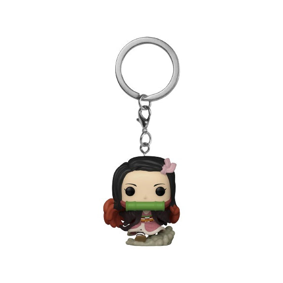 Funko POP Demon Slayer Nezuko Kamado Pop! Key Chain Hot Topic Exclusive