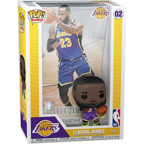 Funko POP NBA 02 LeBron James Trading Card Figure with Case