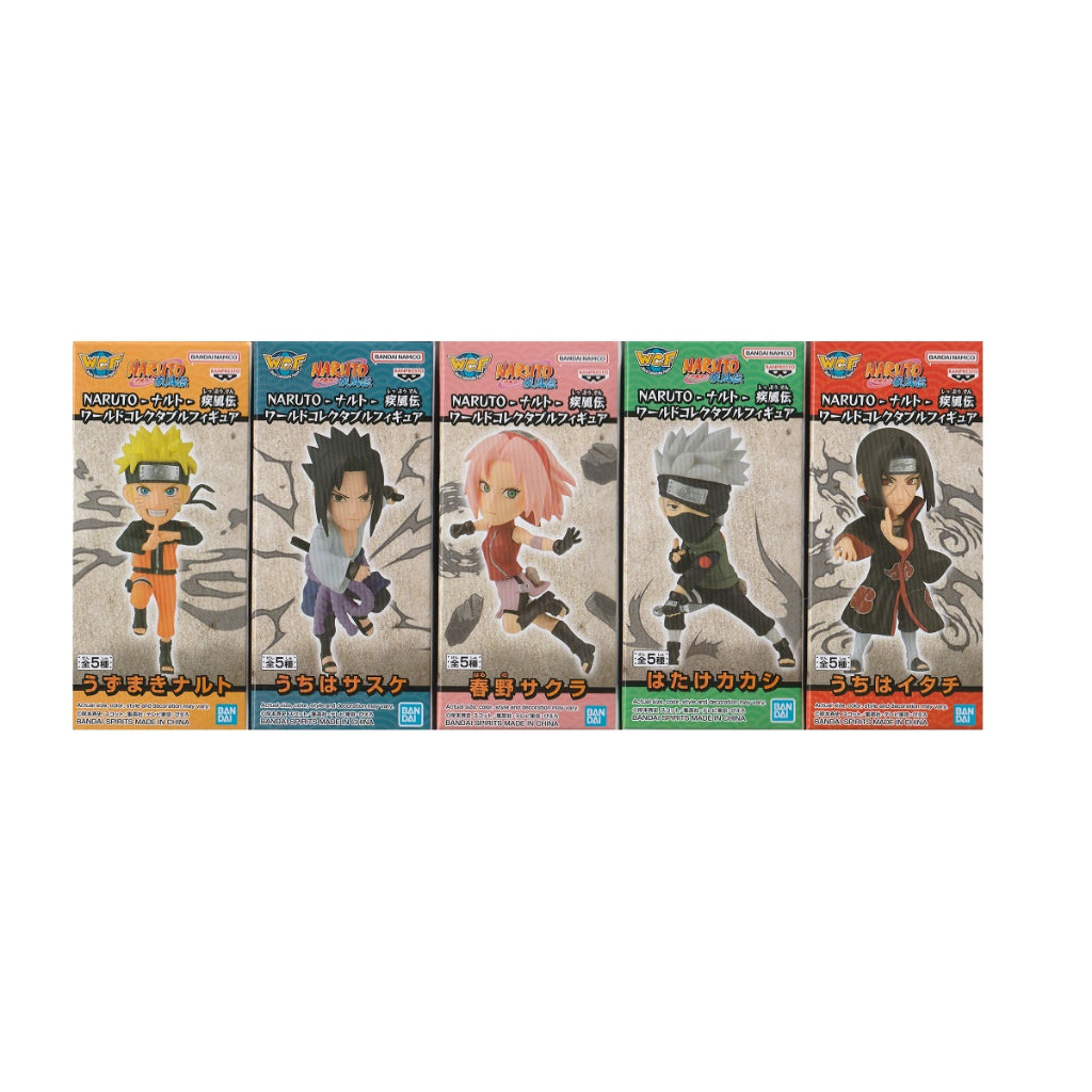 Banpresto Naruto Shippuden World Collectable Figure Set of 5