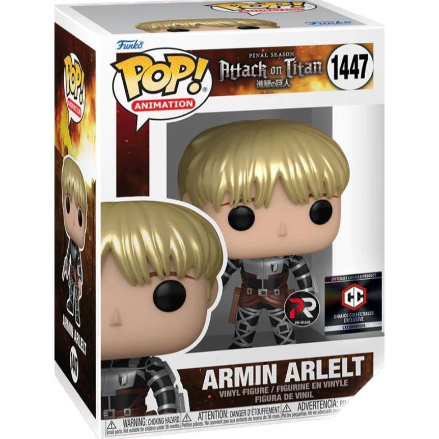 Funko POP Attack on Titan 1447 Armin Arlet Chalice Exclusive (PR)