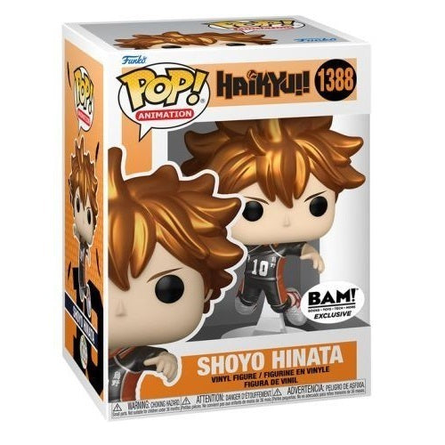 Funko POP Haikyu!! 1388 Shoyo Hinata (Metallic) BAM Exclusive