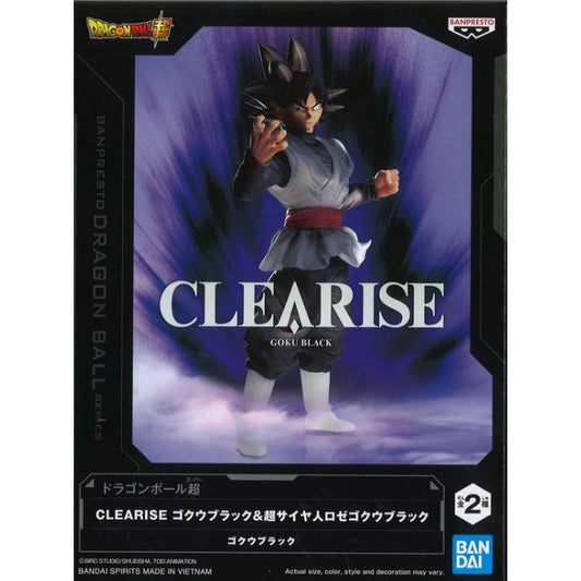 Banpresto Dragon Ball Super Clearise Goku Black & Super Saiyan Rosé Goku Black(A:Goku Black)