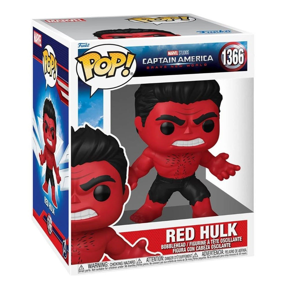 Funko POP Marvel Captain America: Brave New World 1366 Red Hulk 6-Inch