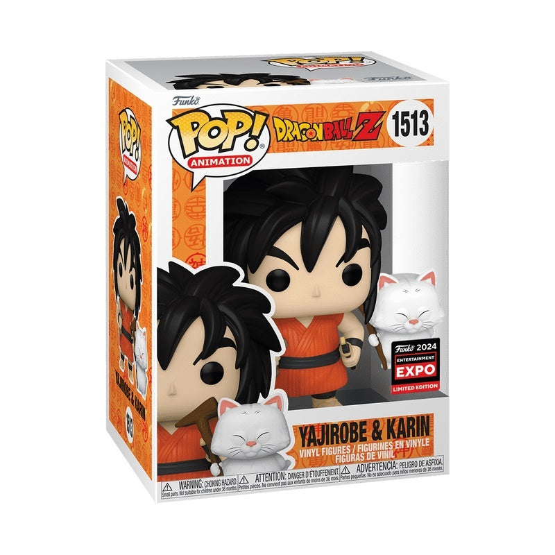 Funko POP Dragon Ball Z 1513 Yajirobe & Karin 2024 Entertainment Expo Exclusive