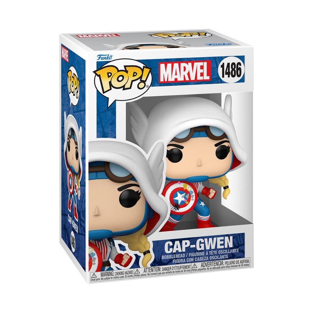 Funko POP Marvel Spider-Gwen: Gwenverse 1486 Cap-Gwen