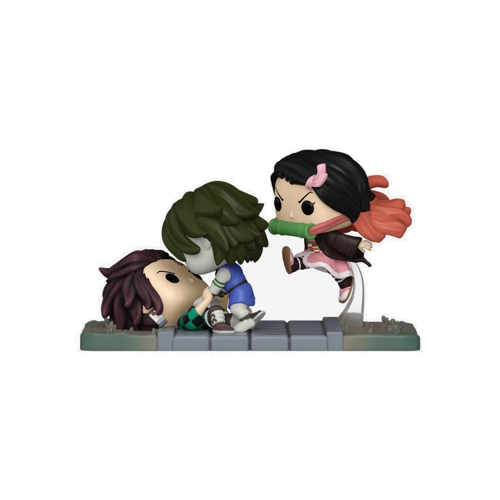 Funko POP Demon Slayer: Kimetsu No Yaiba 1419 Tanjiro & Nezuko vs. Temple Demon Anime Moments (SE)