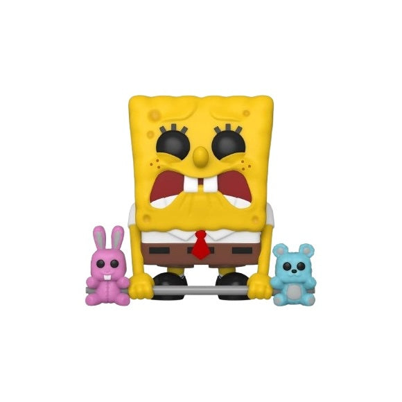 Funko POP SpongeBob Sqaurepants 917 SpongeBob Weightlifter Hot Topic Exclusive
