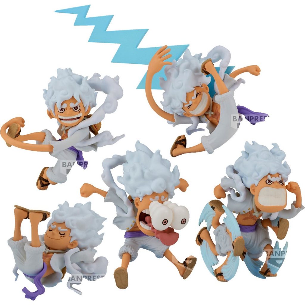 Banpresto One Piece World Collectable Figure -Monkey.D.Luffy Special- Set of 5