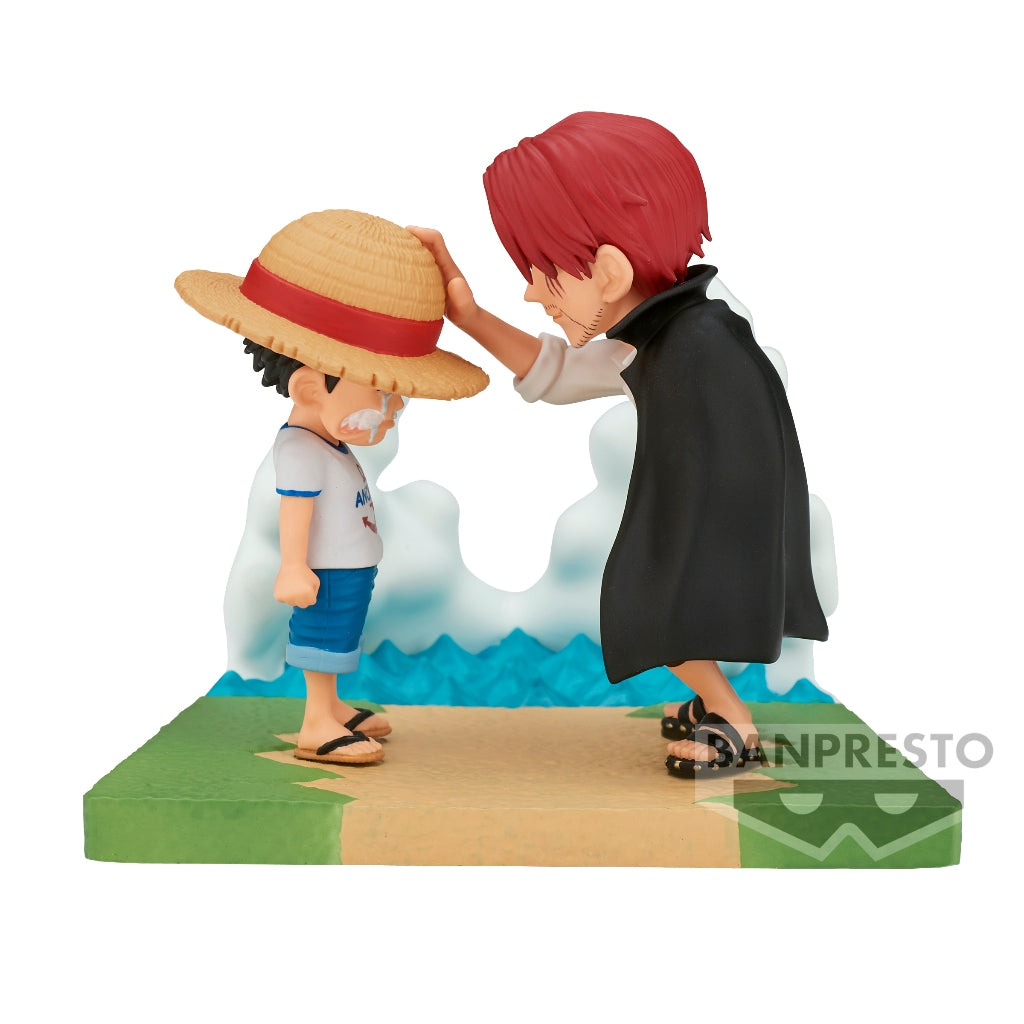 Banpresto One Piece World Collectable Figure Log Stories-Monkey.D.Luffy&Shanks-