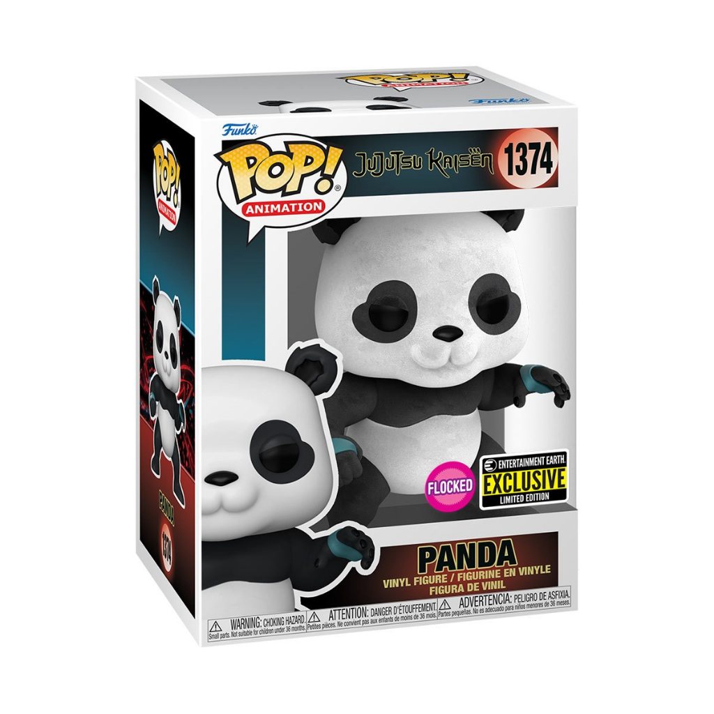Funko POP Jujutsu Kaisen 1374 Panda (Flocked) Entertainment Earth Exclusive