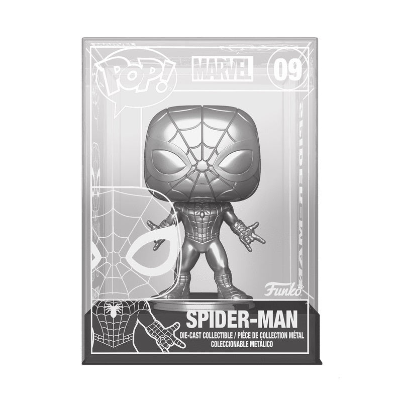 Funko POP Marvel 09 Die-Cast Spider-Man Funko Shop Exclusive