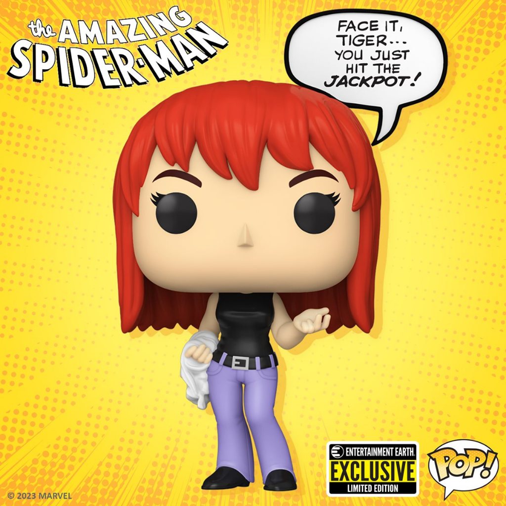 Funko POP Marvel 1260 Mary Jane Watson Entertainment Earth Exclusive