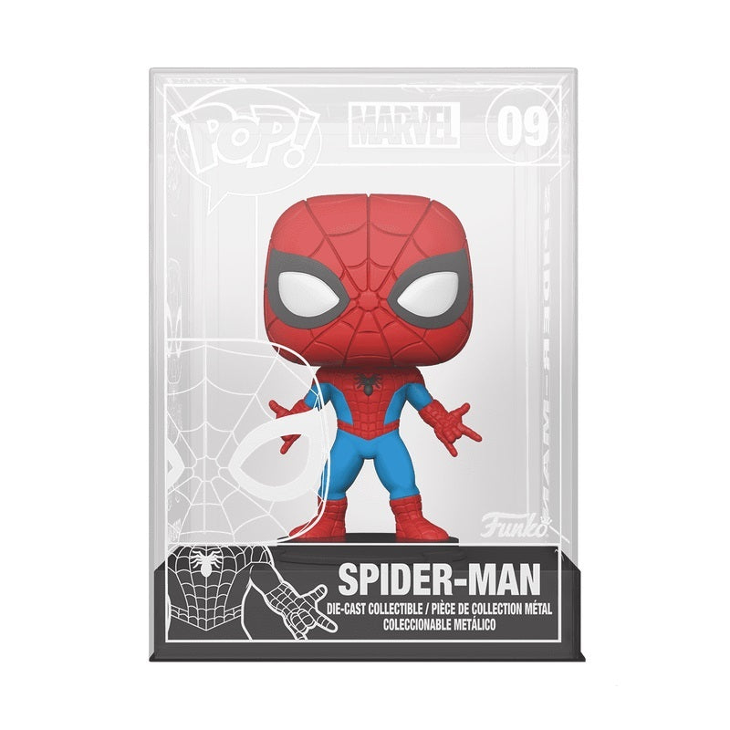 Funko POP Marvel 09 Die-Cast Spider-Man Funko Shop Exclusive
