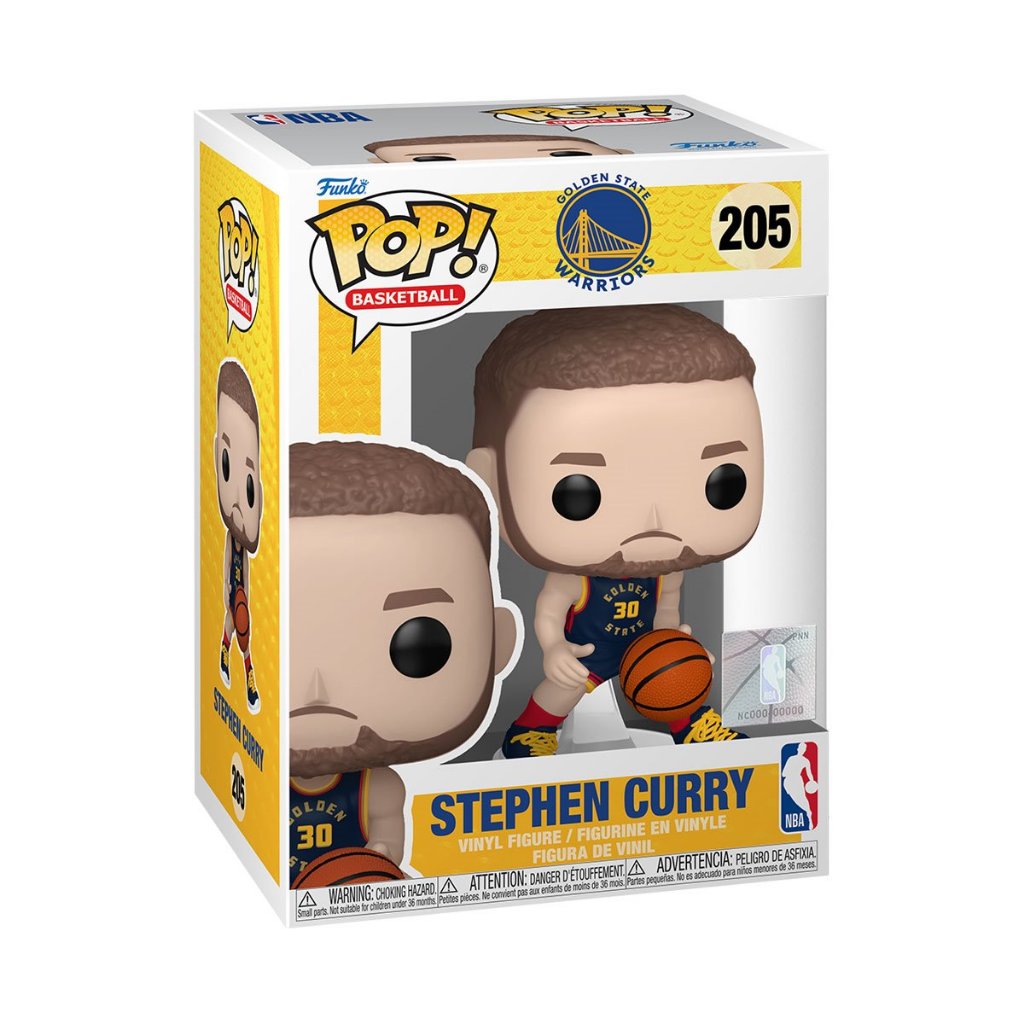 Funko POP NBA Golden State Warriors 205 Stephen Curry
