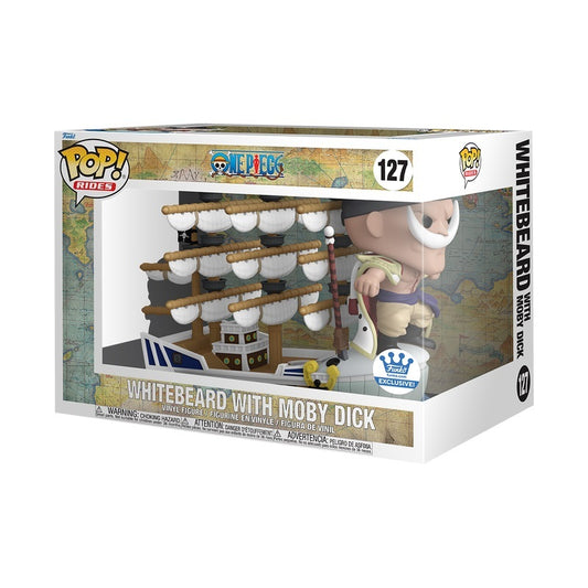 Funko POP One Piece 127 Whitebeard with Moby Dick Pop! Rides Deluxe Funko Shop Exclusive