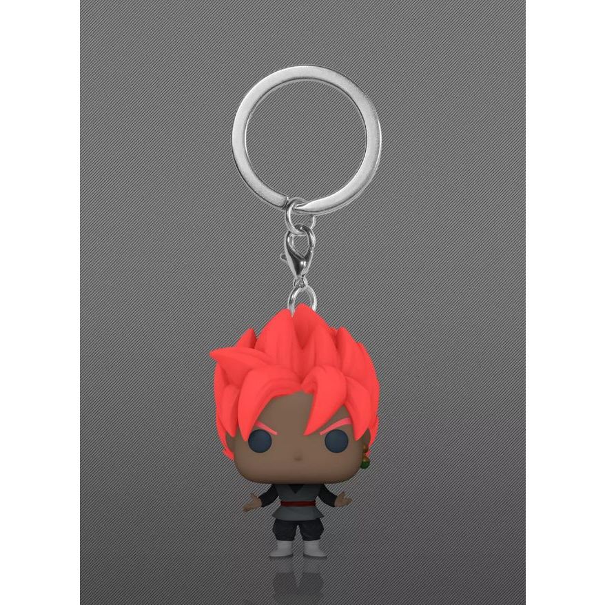 Funko POP Dragon Ball Super Super Saiyan Rosé Goku Black Pocket Pop! Key Chain (GITD) BoxLunch Exclusive