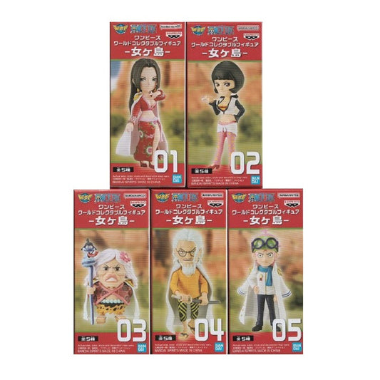 Banpresto One Piece World Collectable Figure-Nyougashima- Set of 5