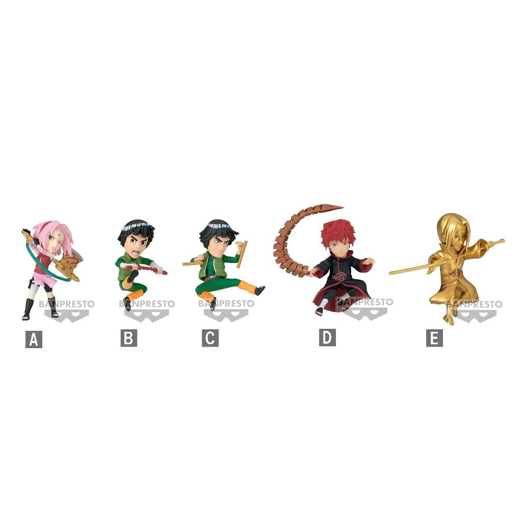 Banpresto Naruto Narutop99 World Collectable Figure Vol.4 Set of 5