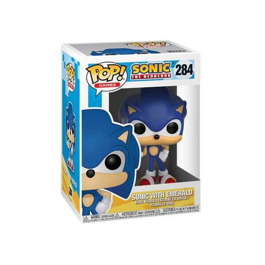 Funko POP Sonic The Hedgehog 284 Sonic With Emerald