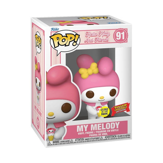 Funko POP Sanrio Kuromi 91 My Melody (GITD) ToyStop Exclusive