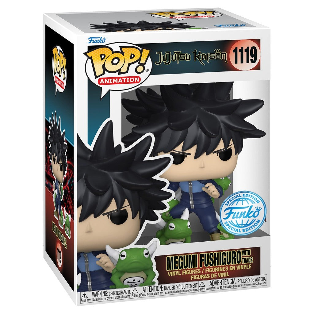 Funko POP Jujutsu Kaisen 1119 Megumi Fushiguro with Toads (SE)