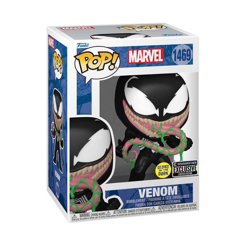 Funko POP Marvel 1469 Venom (GITD) Entertainment Earth Exclusive