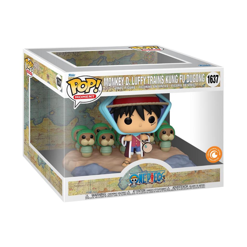 Funko POP One Piece 1637 Luffy Training Kung Fu Jugon Anime Moment Crunchyroll Exclusive