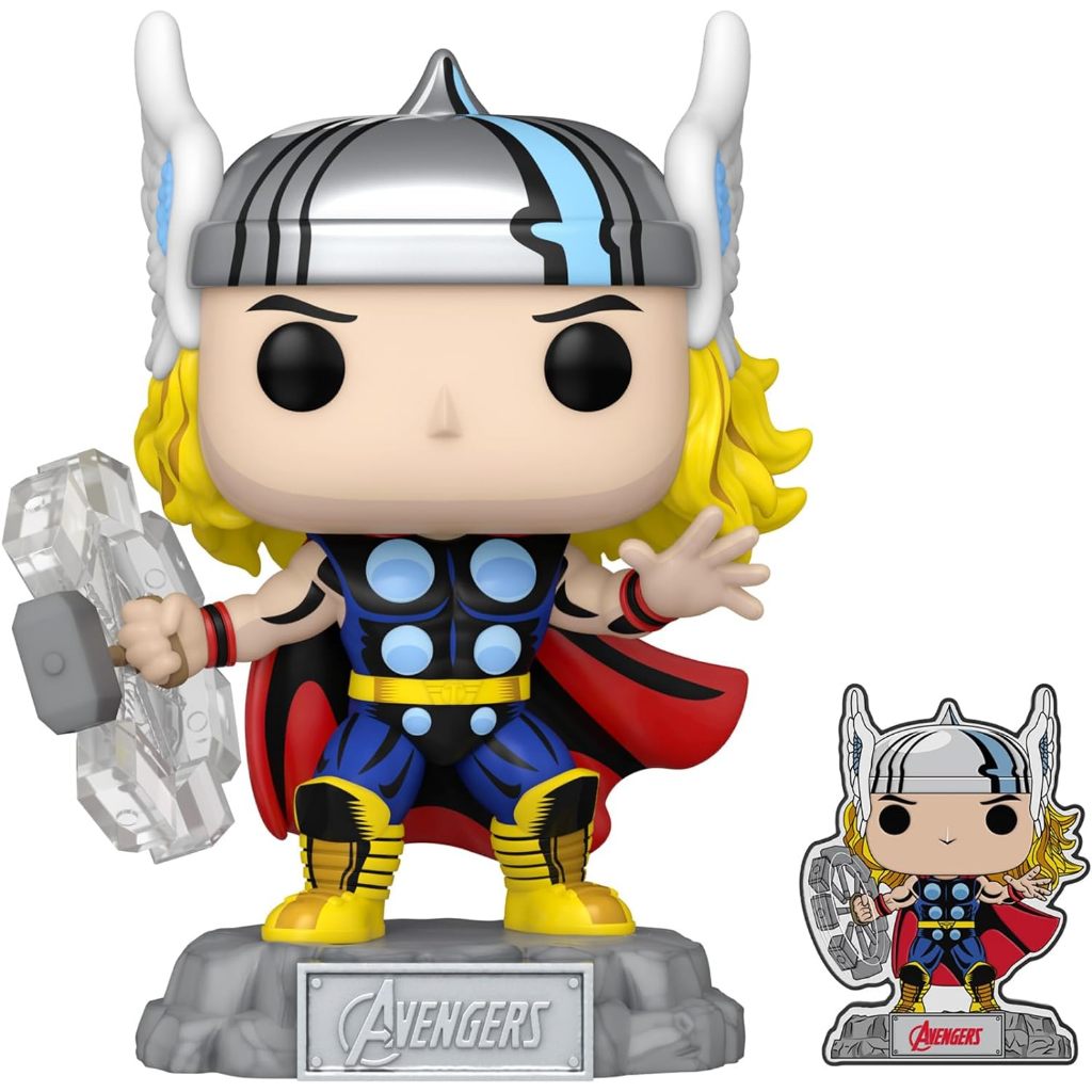 Funko POP Marvel Avengers 1190 Thor (With Pin) Amazon Exclusive