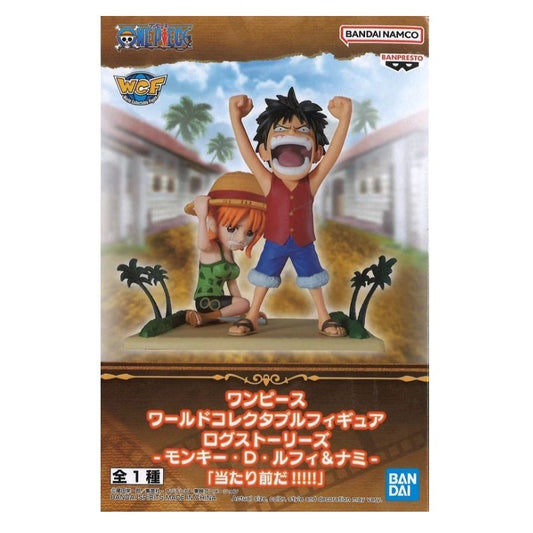 Banpresto One Piece World Collectable Figure Log Stories-Monkey.D.Luffy & Nami-