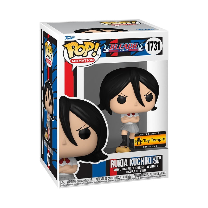 Funko POP Bleach 1731 Rukia Kuchiki with Kon Toy Temple Exclusive