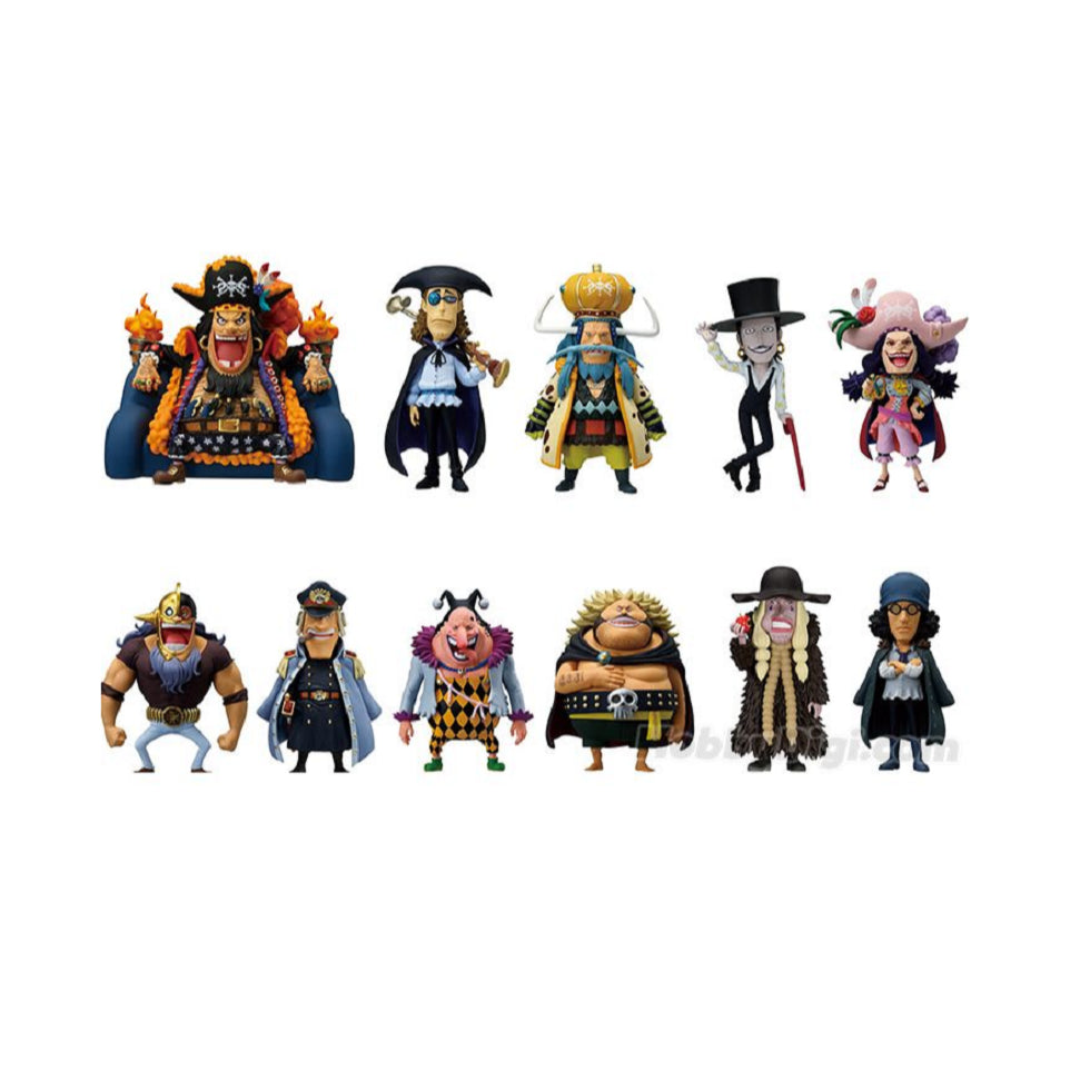 Banpresto One Piece World Collectable Figure Blackbeard Pirates (Set Of 11)