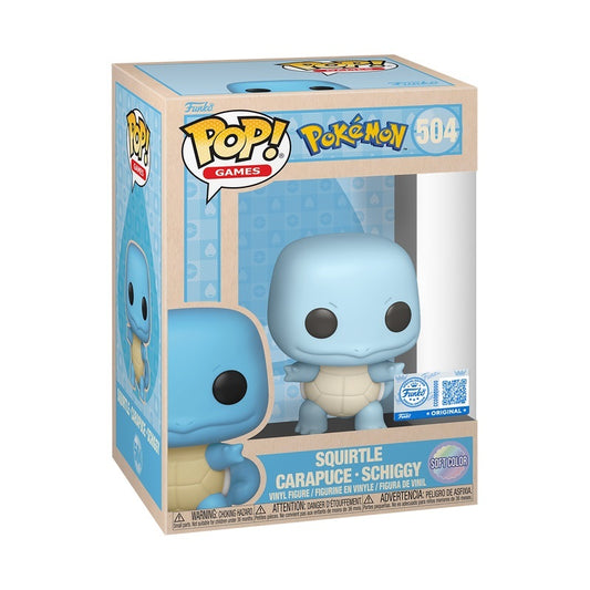 Funko POP Pokemon 504 Squirtle (Soft Color) Exclusive