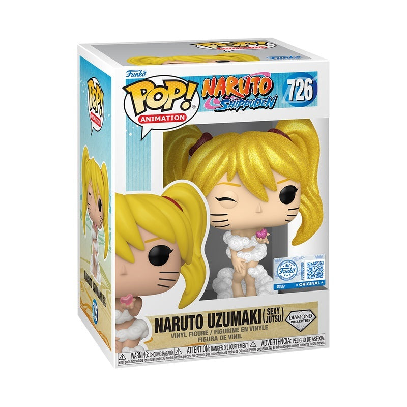 Funko POP Naruto Shippuden 726 Naruto Uzumaki (Sexy Jutsu) Diamond Collection Exclusive