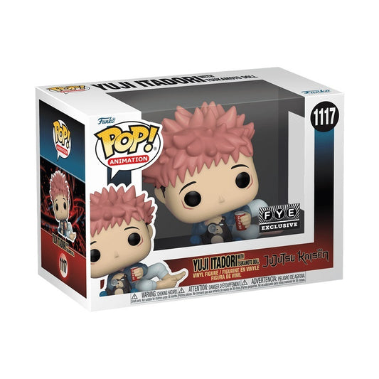 Funko POP Jujutsu Kaisen 1117 Yuji Itadori with Tsukamoto Doll FYE Exclusive