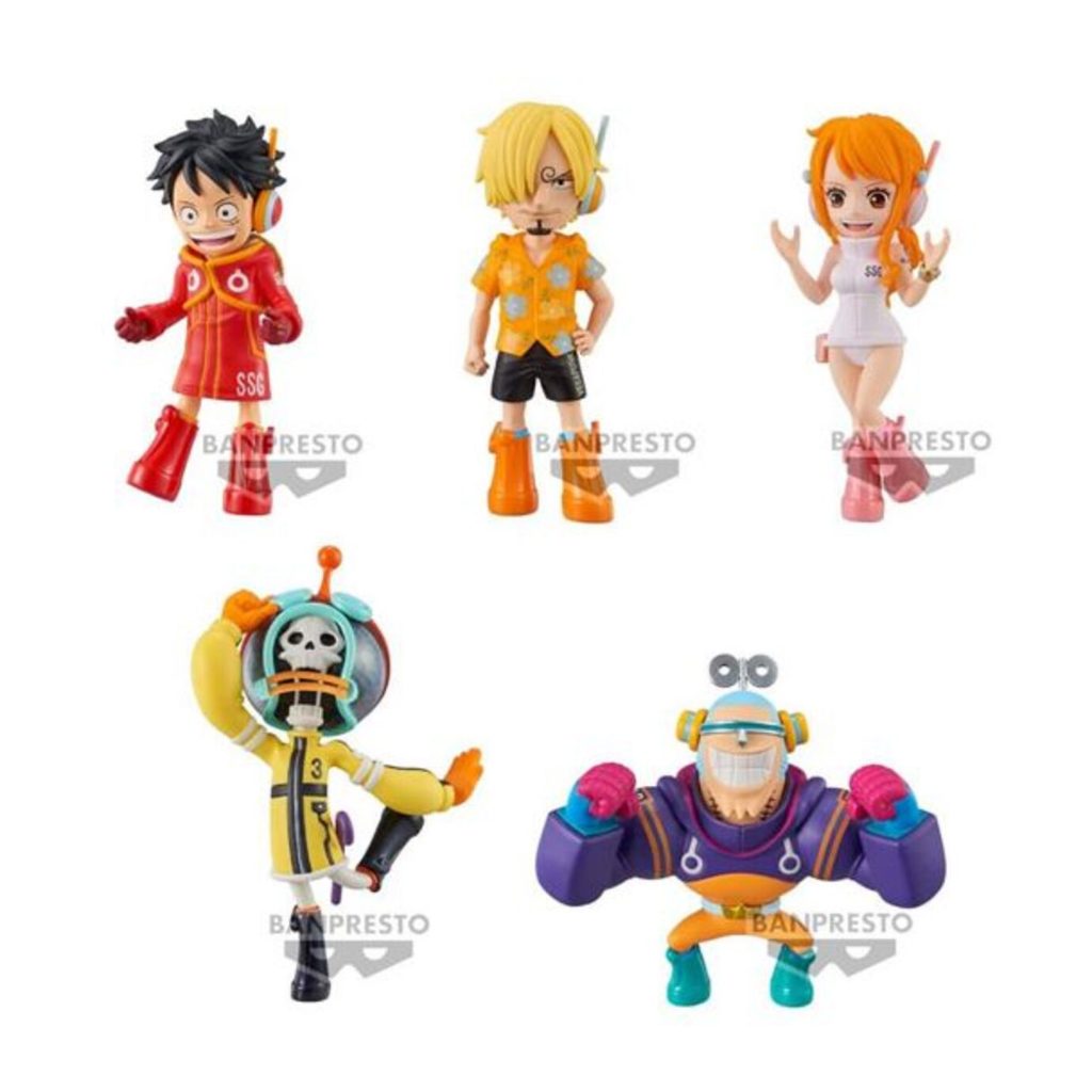 Banpresto One Piece World Collectable Figure-Egghead 1- Set of 5