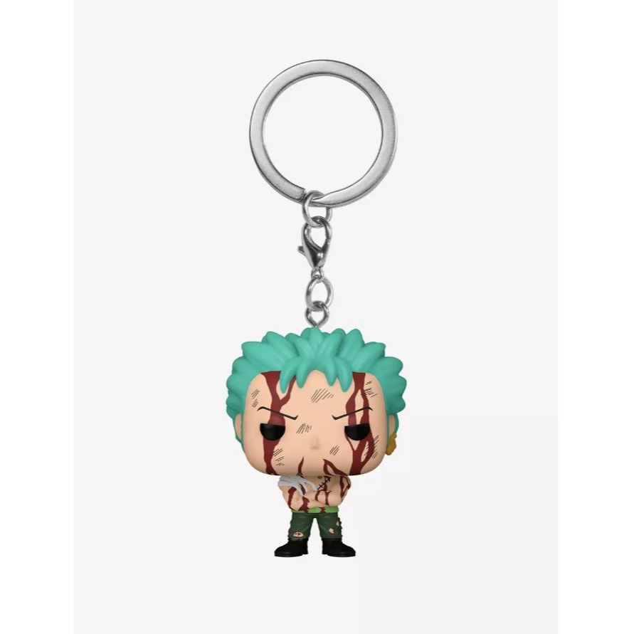 Funko POP One Piece Roronoa Zoro Pocket Pop! Key Chain Hot Topic/Boxlunch Exclusive