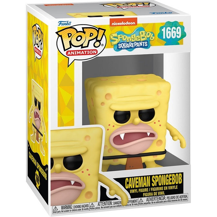 Funko POP SpongeBob SquarePants 25th Anniversary 1669 Caveman SpongeBob