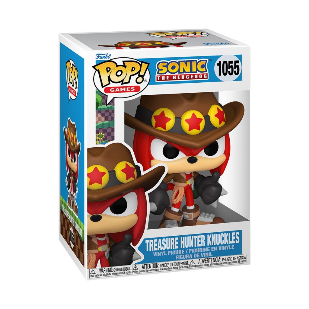 Funko POP Sonic the Hedgehog 1055 Treasure Hunter Knuckles